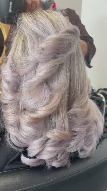 Resultaat Blow-out Masterclass Blond Haar Model