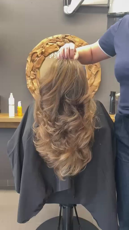 Resultaat Blow-out Masterclass Bruin Haar Model